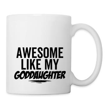 Großartig wie meine Patentochter - Tasse - Weiß - Rechts
