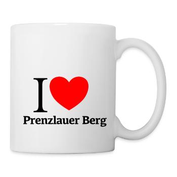 I LOVE PBERG - Tasse - Weiß - Rechts