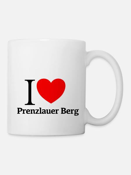 I LOVE PBERG - Tasse - Weiß