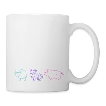 Ich esse nicht meine Homies! - Tasse - Weiß - Rechts