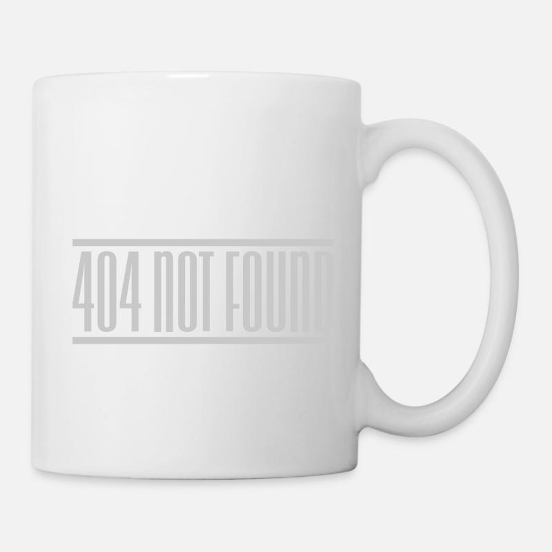 Message 404 introuvable - Mug blanc - blanc