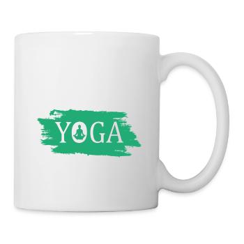 Yoga - Tasse - Weiß - Rechts