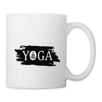 Yoga Yogi - Tasse - Weiß - Rechts