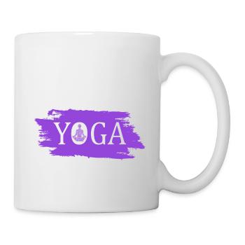 Yoga Namaste - Tasse - Weiß - Rechts