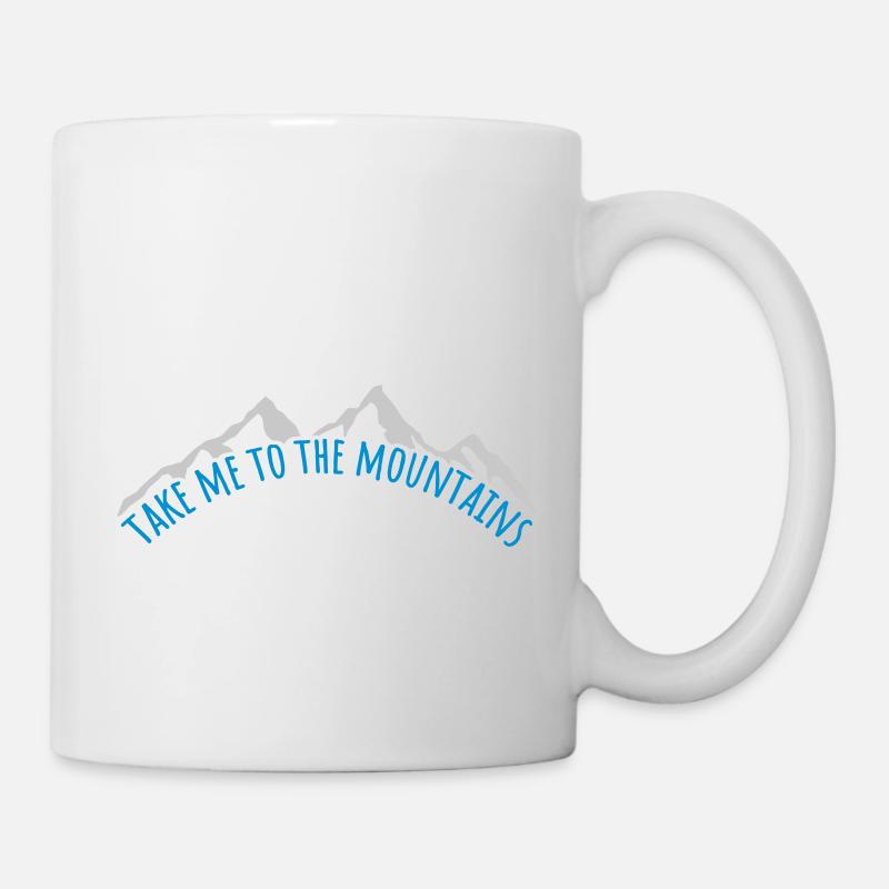 Citation à la montagne - Mug blanc - blanc