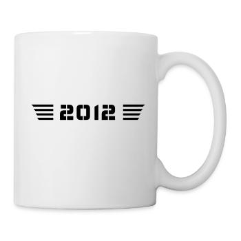 Geburtsjahr Geburtstag Born In - Made in 2012 - Tasse - Weiß - Rechts