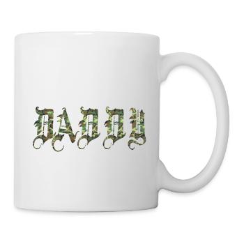 Dad dad dad retro vintage tatto - Mug - white - Right