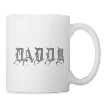 Dad dad dad retro vintage tatto - Mug - white - Right