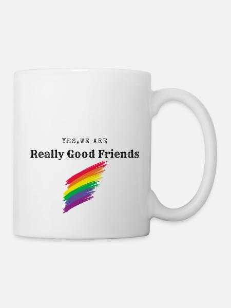 Wirklich gute Freunde - Tasse - Weiß