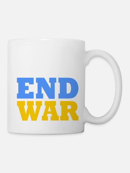 End war - Tasse - Weiß