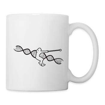 Hammerwurf Hammerwerfen Leichtathlet Hammerwerfer - Tasse - Weiß - Rechts