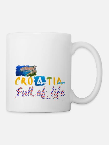 Croatie Croate Hrvatska Croatie Croates Croates Croates - Mug blanc - blanc