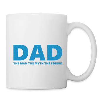 Dad Man Myth Legend - Tasse - Weiß - Rechts
