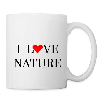 I love nature - Mug blanc - blanc - Droite