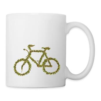 Bicycle Nature Leaf Green - Mug - white - Right