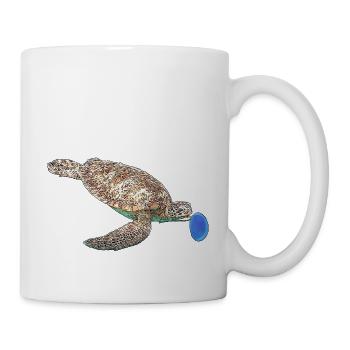 Green sea turtle - Mug - white - Right