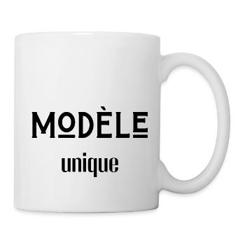 modèle unique - Mug blanc - blanc - Droite