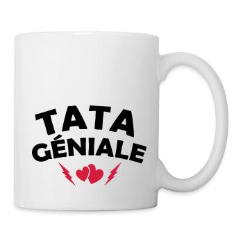 Tata géniale / t-shirt humour tata - Mug blanc - blanc - Droite