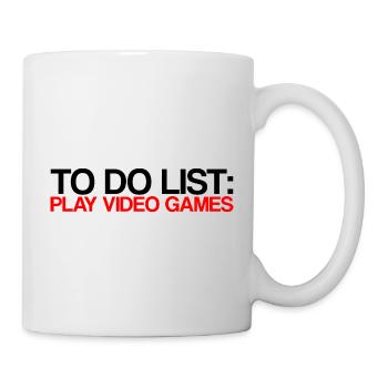 To Do List Play Video Games - Mug - white - Right