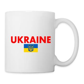 Ukraine - Tasse - Weiß - Rechts