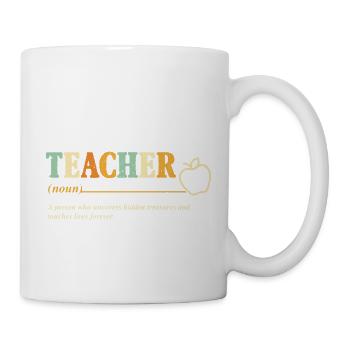Vintage Teacher Noun - Mug - white - Right
