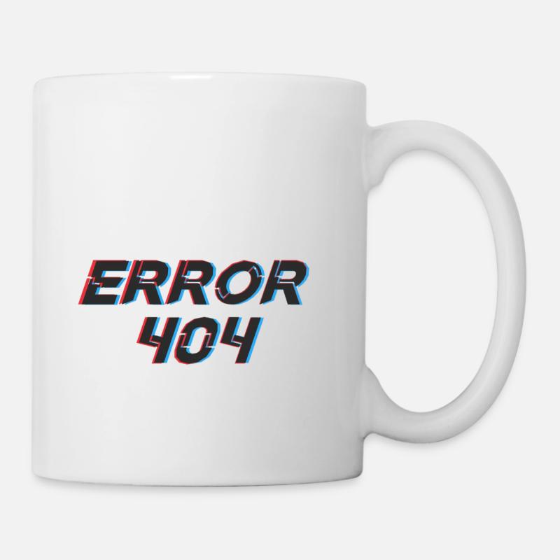 Fehler 404 - Tasse - Weiß