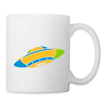 Colorful UFO Mystery Aliens - Mug - white - Right