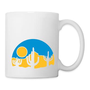 Cacti Nature Sun Desert - Mug - white - Right