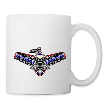 raven totem - Mug - white - Right