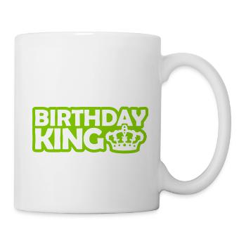 Birthday King Party Logo - Mug - white - Right