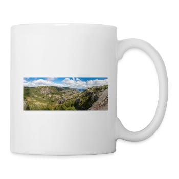 Tjødnane Seen Prekestolen in Rogaland in Norwegen - Tasse - Weiß - Rechts