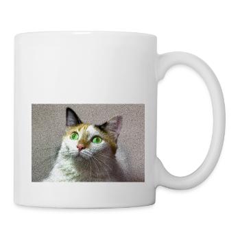 the cat with the sweet look - Mug - white - Right