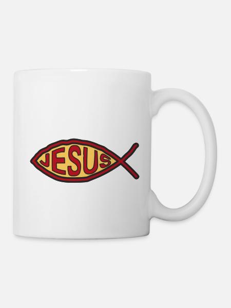 Jesus as Christian - Mug - white
