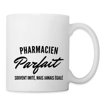 pharmacien parfait / humour pharmacien - Mug blanc - blanc - Droite