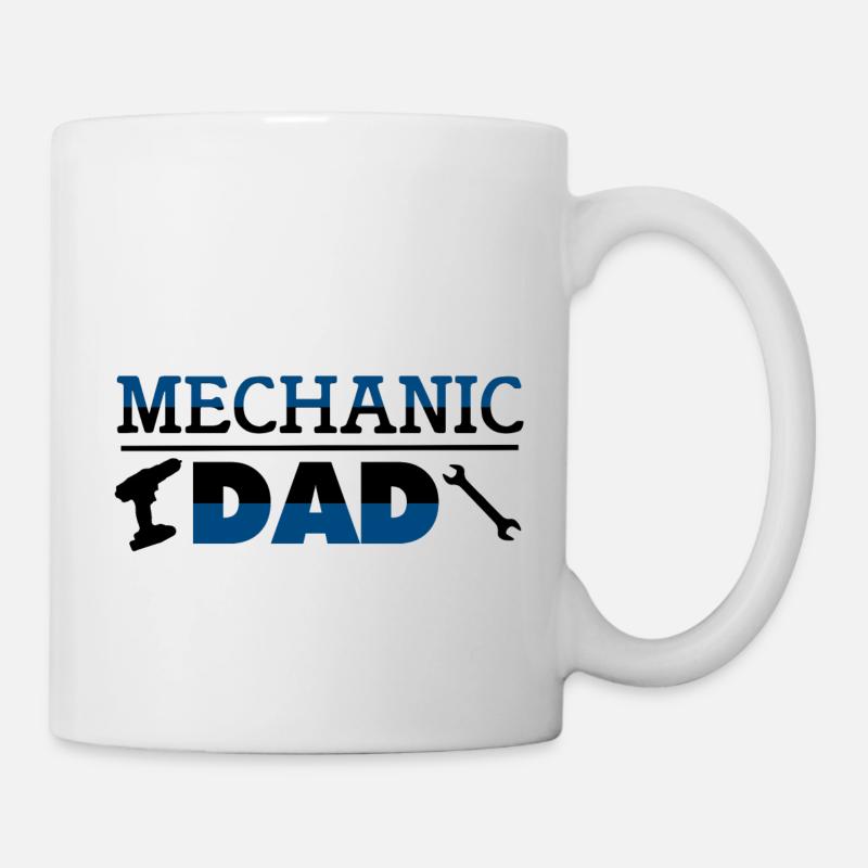 Mechanic Dad - Tasse - Weiß