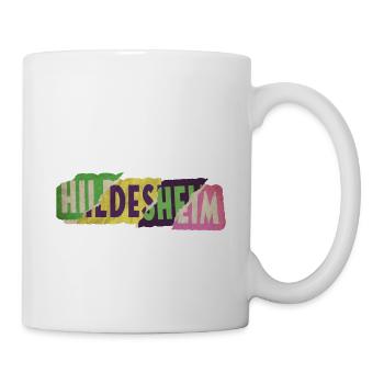 Hildesheim Deutschland Stadt Schrift Punk Retro - Tasse - Weiß - Rechts