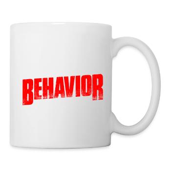 Le comportement est la communication 13 - Mug blanc - blanc - Droite