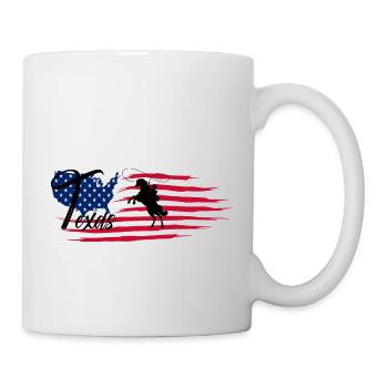 Texas - Tasse - Weiß - Rechts
