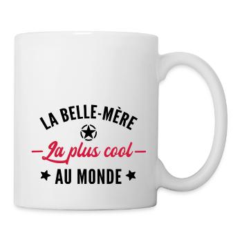 humour belle-mère - Mug blanc - blanc - Droite