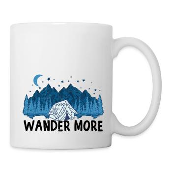 Wandern Campen Camping Outdoor Wandertour Wanderer - Tasse - Weiß - Rechts
