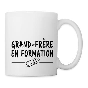 grand-frère en formation / futur grand-frère - Mug blanc - blanc - Droite
