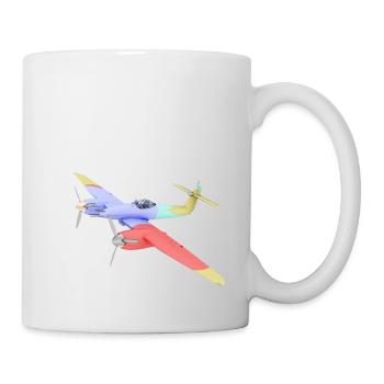 Britisches Jagdflugzeug WW2 - Tasse - Weiß - Rechts