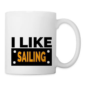 Segeln - Tasse - Weiß - Rechts