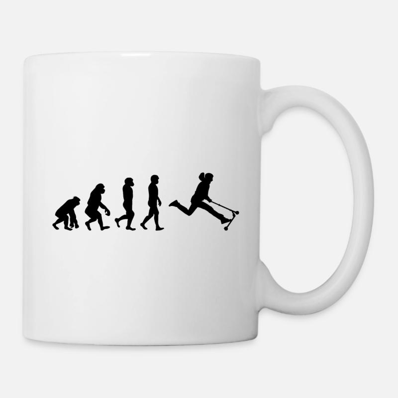 Stunt Scooter Freestyle Scootering Evolution - Mug blanc - blanc