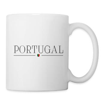 Portugal T-Shirt: Sonne, Meer, Stil - Tasse - Weiß - Rechts