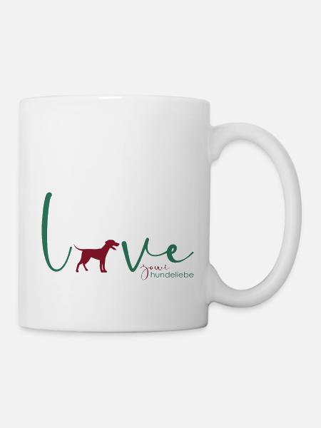jowi_hundeliebe - love Ridgeback - Tasse - Weiß
