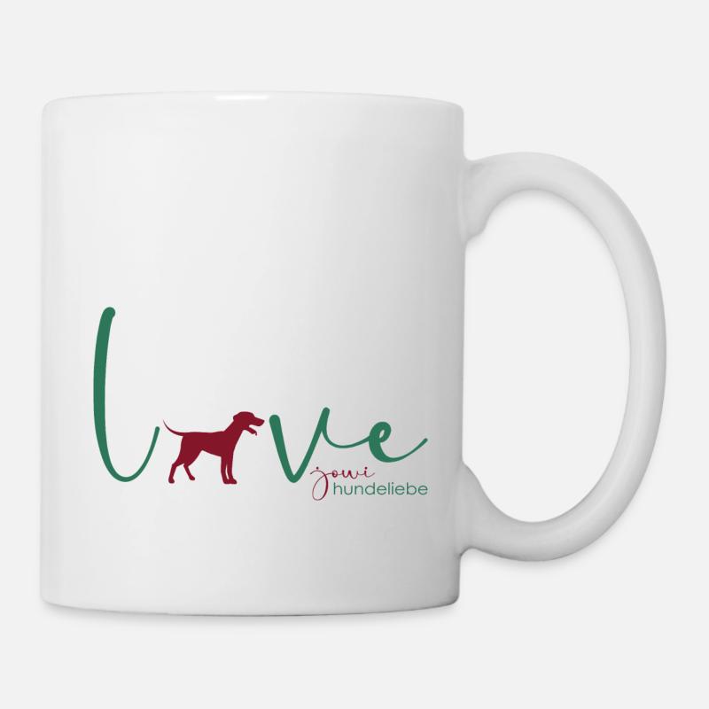 jowi_hundeliebe - love Ridgeback - Tasse - Weiß