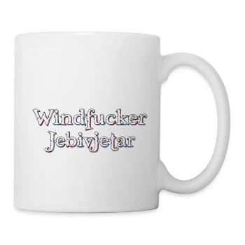 Bosnian fraza Wind fucker LZN Izet Rukfas Combe - Mug - white - Right