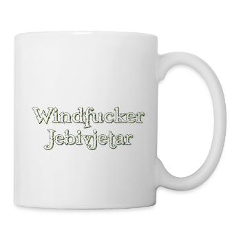 Bosnian fraza Wind fucker LZN Izet Rukfas Combe - Mug - white - Right