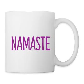 Namaste hors de lui 4 - Mug blanc - blanc - Droite